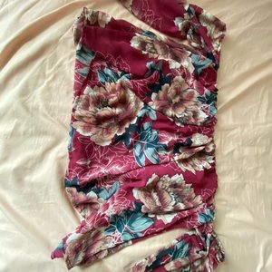 Off Shoulder Long Mesh Sleeve Top